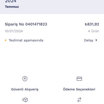 Penti İnternet Sitesi Sipariş Gecikmesi