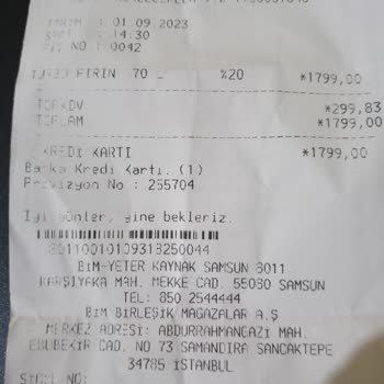 BİM Fan Değişimi Talep