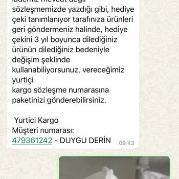 Deep Atelier İade Kabul Etmiyorlar