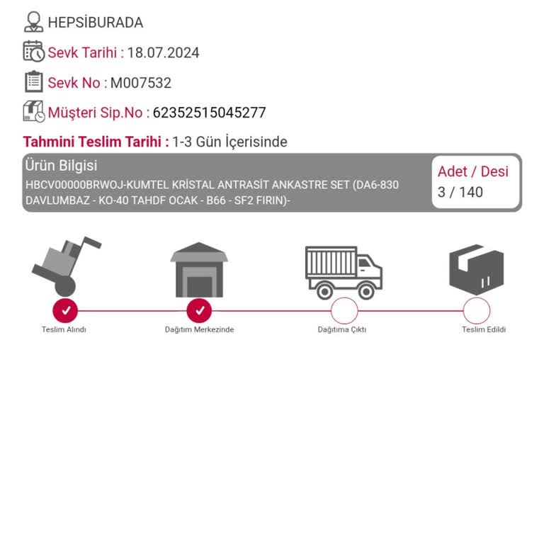 Horoz Lojistik Kargomu Dağıtıma Çıkarmadı