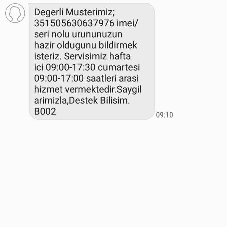 Samsung Telefon 5 Gündür Değiştirilemeyen Ekran