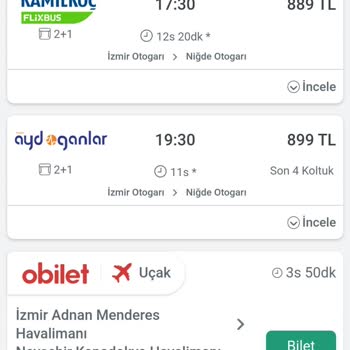 Niğde Vip Turizm Niğde Vip Otobüs Firması Bilet Fiyatı Tutarsızlığı
