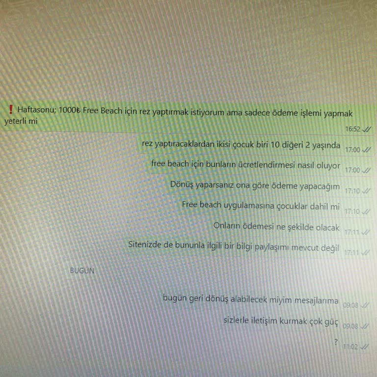 The Roof Ada Plaj İletişim Sorunu