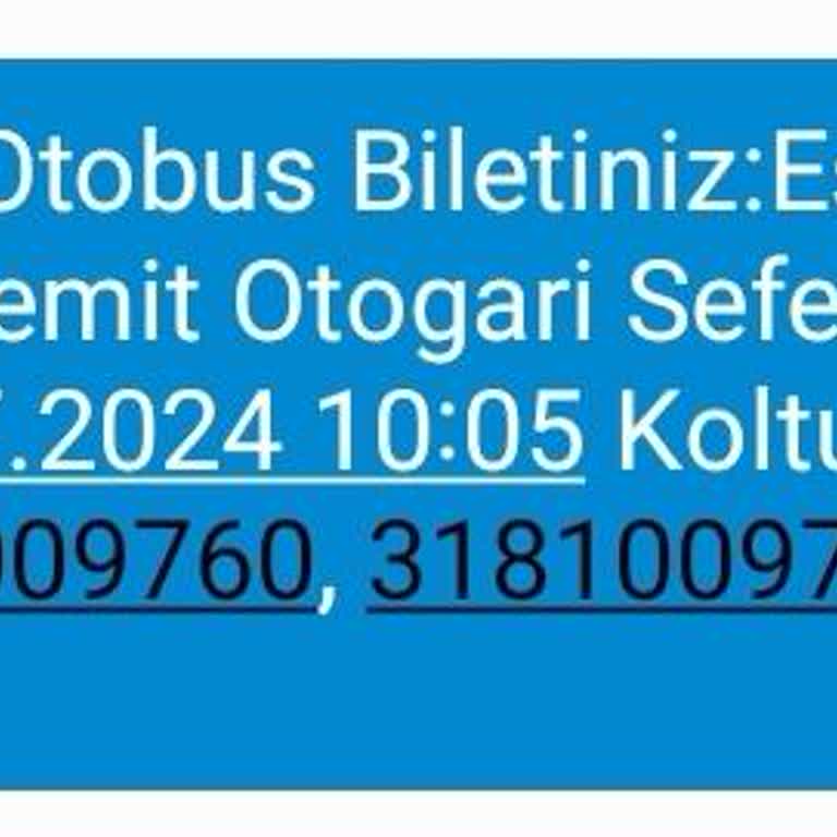 Kamil Koç Bekleme Ve Kötü Otobüs