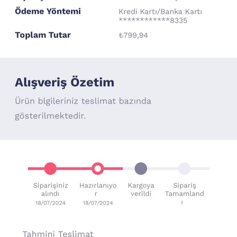 Penti Gecikmeli Sipariş Sorunu