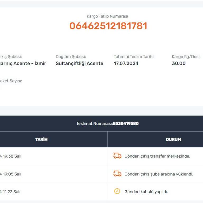 Monte Sehpa Kayıp Kargo Meselesi