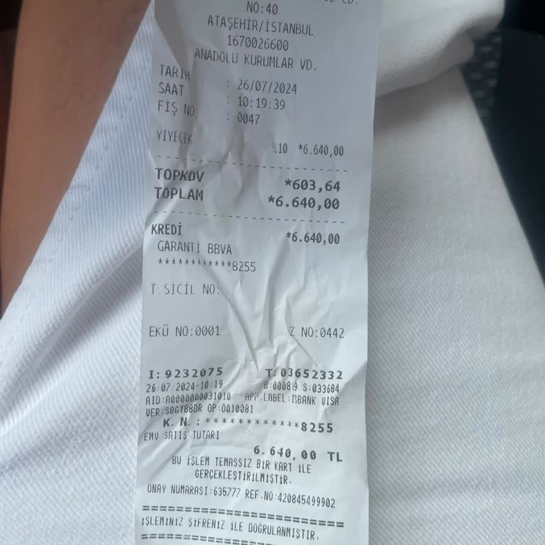 Ataşehir Beyaz Fırın Limonata 6640 TL Ödeme Ve İçinden Çıkan Sinek