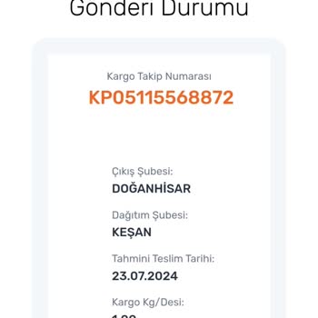 PttAVM PTT Kargo Keşan Şubesi Dağıtıma Çıkmıyor