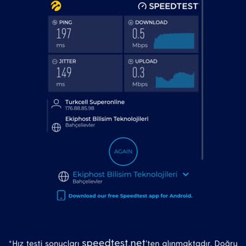 Turkcell Superonline İnternet Hız Şikayeti