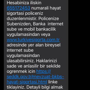 Türkiye Hayat Emeklilik Hayat Sigortası İptali