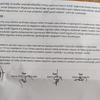 Media Markt Extra Sigorta Hk.