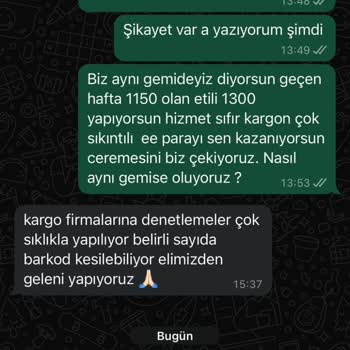 Ege Tepe Ürünleri Kargoya Vermiyor