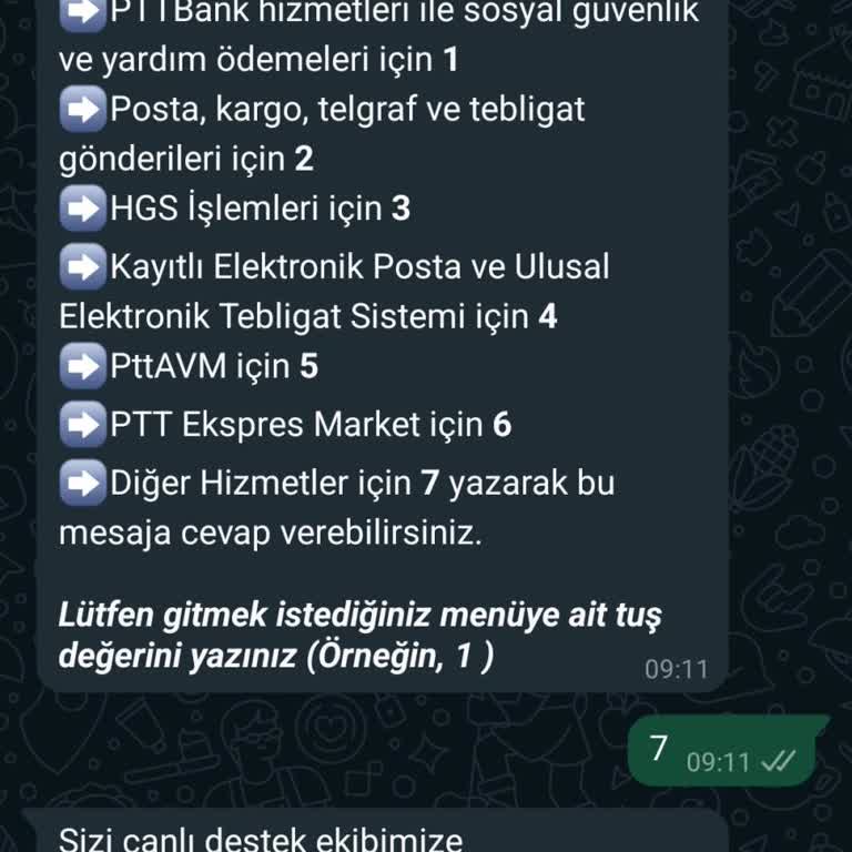Şikayet PTT Kargo Ve Müşteri Hattı