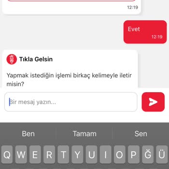 Tıkla Gelsin Müşteri Hizmetleri Sorunu
