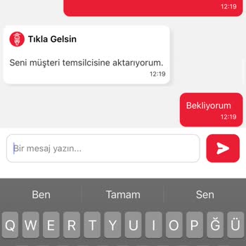 Tıkla Gelsin Müşteri Hizmetleri Sorunu