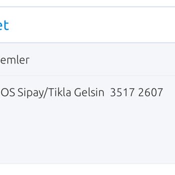 Tıkla Gelsin Ödeme Alındı Siparişim Görünmüyor