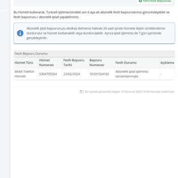 Turkcell Abonelik İptali Yapılmasına Rağmen İcra İşlemi
