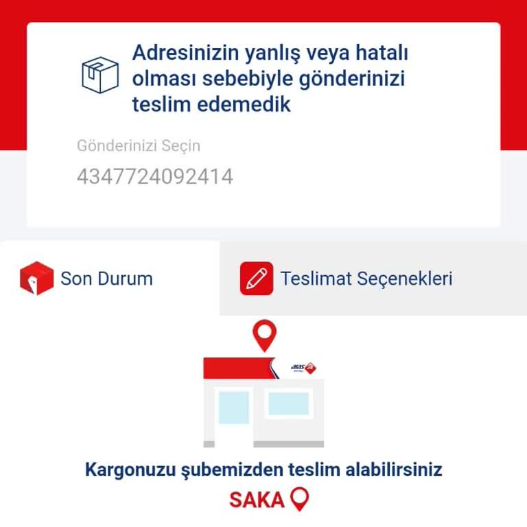 Aras Kargo Saçmalığı, Ürünü Getirmemek İçin Adres Yanlış Diyor