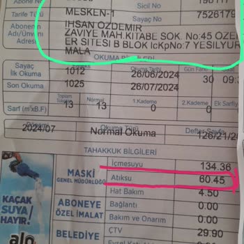 Manisa Su ve Kanalizasyon İdaresi Engelli Su Faturasında Usulsüzlük
