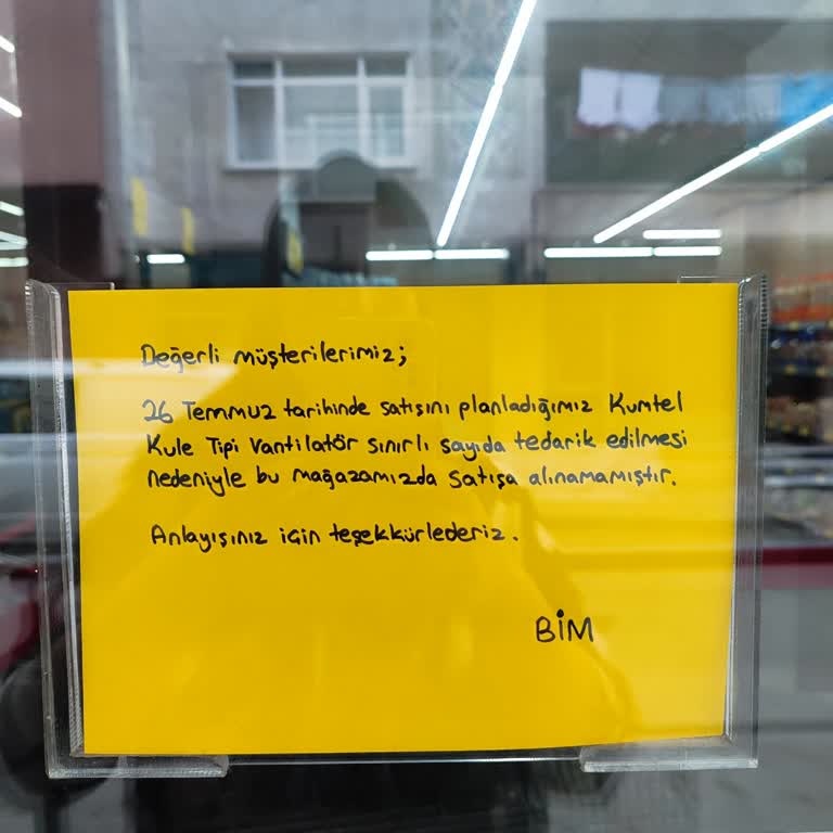 BİM Kule Tipi Vantilatör Neden Satışta Yok?