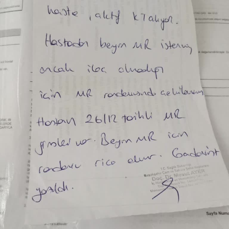 Başakşehir Çam Sakura Hastanesinde Kanser Hastasının Tedavi Alamaması!