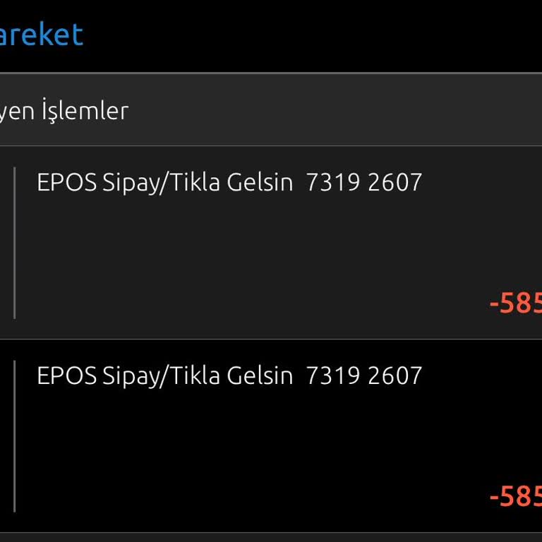 Tıkla Gelsin Ödemeyi Aldı Siparişi Oluşturmadı
