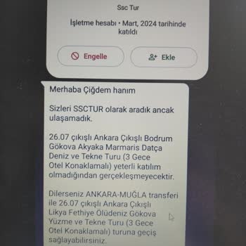 SSC Tur İptal Ettiği Turun Bilgisini Geç Verdi