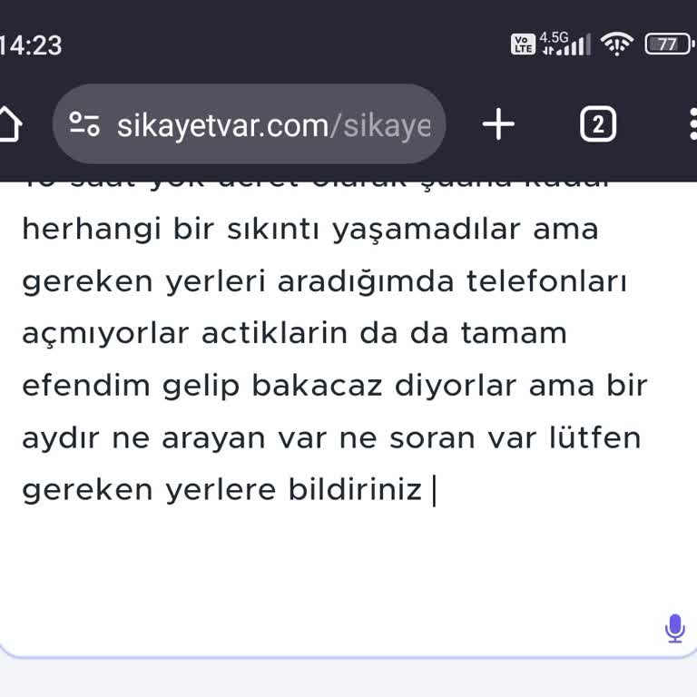 Fibernet Bağlantı Sorunu Ve Müşteri Hizmetleri İlgisizliği