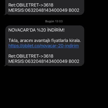 Obilet Mesajlar Ve Israrı