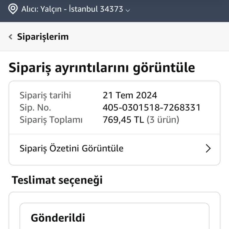 Amazon Zamlanan Ürünü Getirmiyor