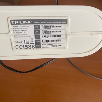 Türk Telekom TP-Link TD-W9970v3 Poşet Tuşu Yanıp Sönmesi DIT DIT Ses Problemi Çözüm