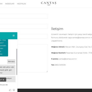 Cantaş Çanta Çok Kalitesiz Ve Firmaya Ulaşılmıyor.