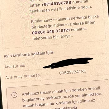Avis Avrupa Avis Yurt Dışı Depozito Geri Ödemiyor. 26.850 Lira Aldılar
