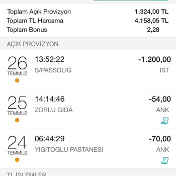 Passolig Passo Hesabıma Para Yükledim Ama Geçmedi