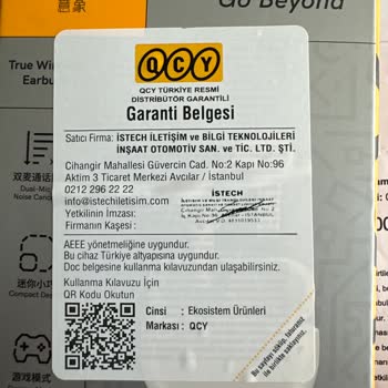 Bozuk Garantili Qcy Kulaklık, İstech Teknik Servis Ve Hepsiburada İ