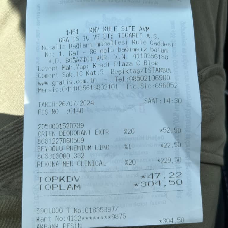 Gratis Kasada Ürün Etiketinden Farklı Ücret Alıyor.