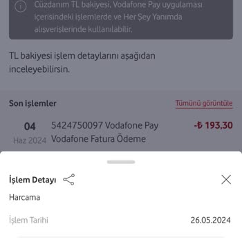 Vodafone Her Şey Yanımda Şikayet Paramı İade İstiyorum