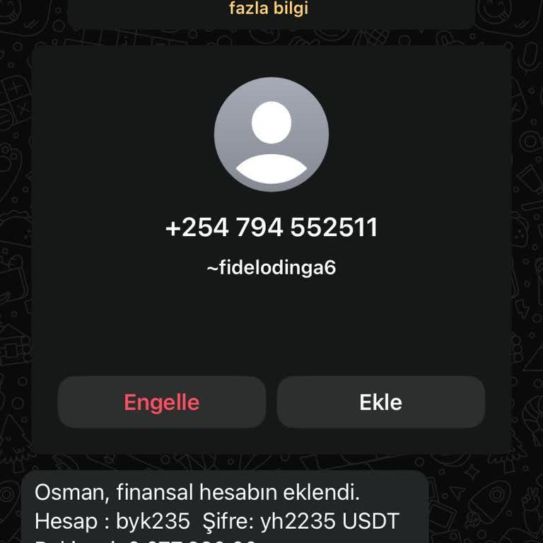 Tether Kişisel Bilgilerimin İzinsiz Kullanımı Hakkında Acil Yardım Talebi