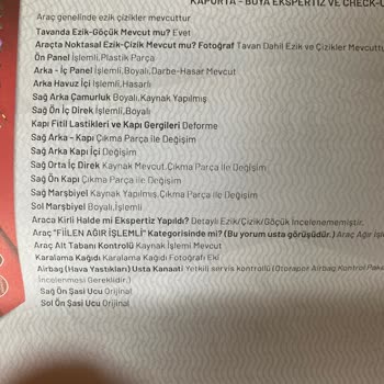 Otorapor Eksper Raporu Hataları Ve Kötü Müşteri Hizmeti