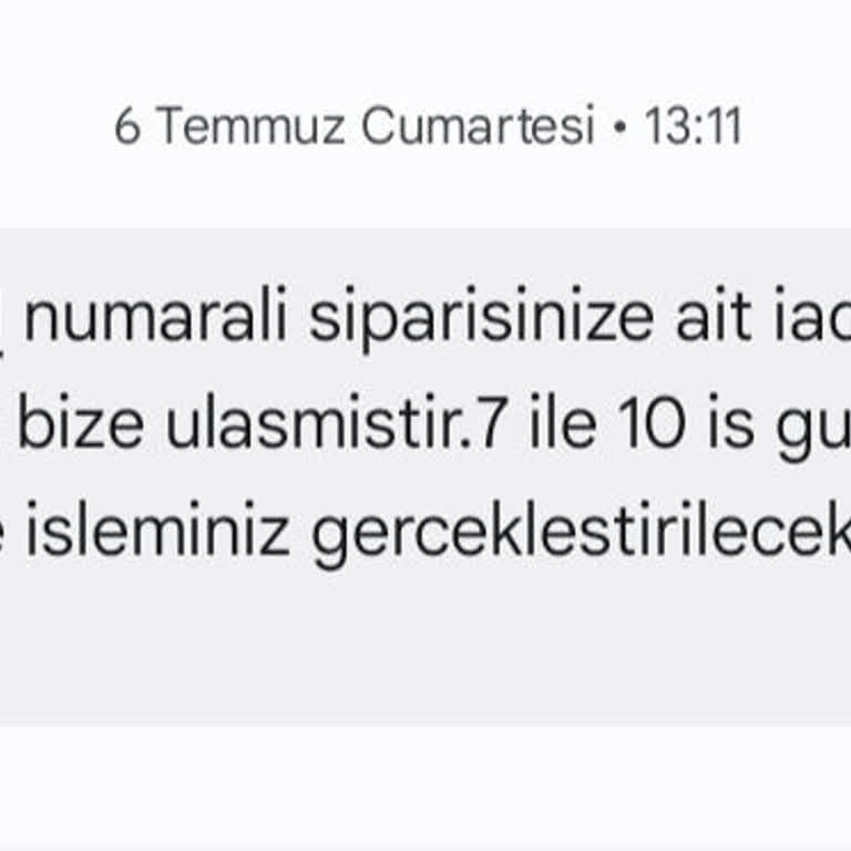 Sefamerve İade Ücreti Sorunu