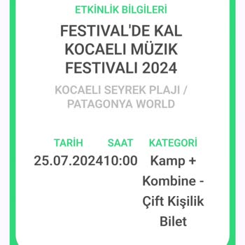 Festival'de Kal Etkinlik İptal Etmesi Ve İade Yapmaması