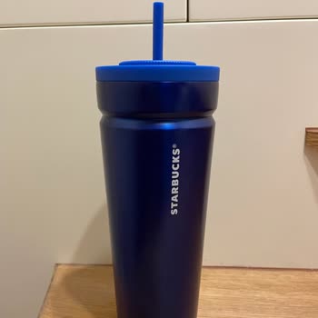 Starbucks Vakumlu Mavi Termos