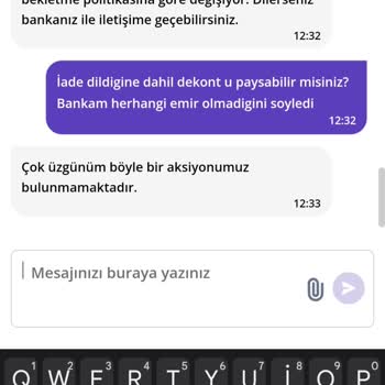 Getir Para İadesi Yapmıyor
