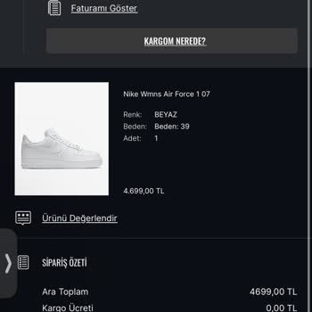 Sneaks Up 21 Gündür Teslim Edilmeyen Sneaks Updan Aldığım Ayakkabı!