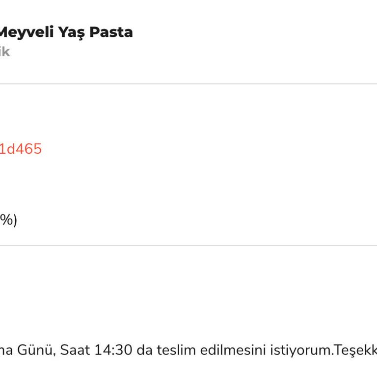 Liva Pastanesi (livapastacilik.com) Teslimat Gecikmesi Ve Kaba Davranış