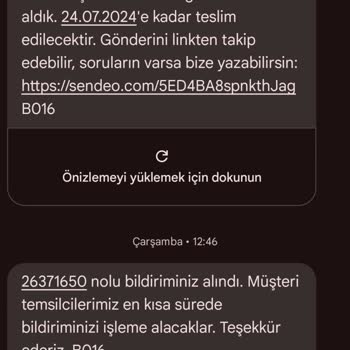 Sendeo Kargo Firması Kargo Mağduriyeti