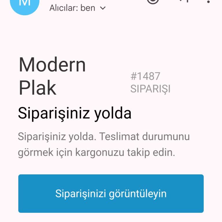 Modern Plak TikTok Ürün Göndermiyor Sahte Reklam