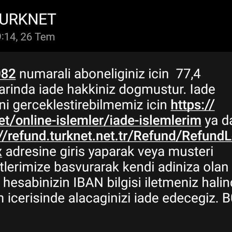 TurkNet Pişmanlıktır! Hakkaniyet Önemlidir.