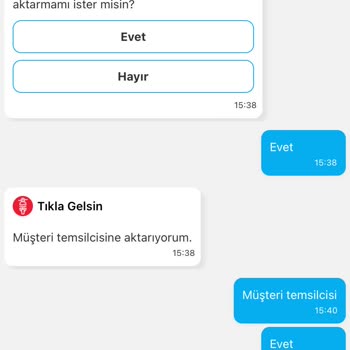 Tıkla Gelsin Paramı Defalarca Çekti Hizmet Alamadım