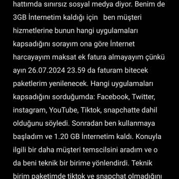 Türk Telekom T. Telekom Müşteri Temsilcisi Yanlış Bilgi Veriyor.